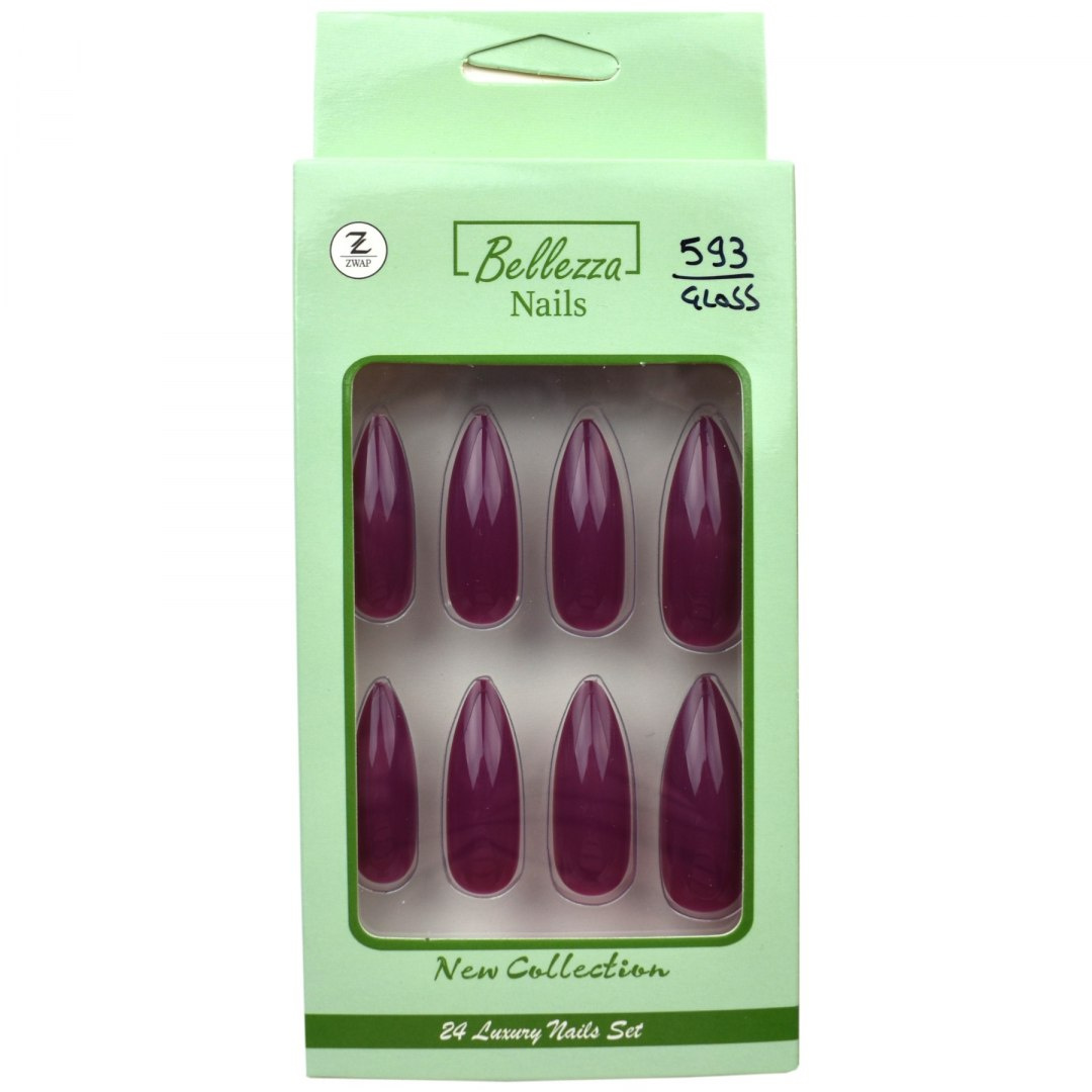 TIPSY PAZNOKCIE SZTUCZNE DŁUGIE-24szt - GLOSS 593 TIPSY PAZNOKCIE SZTUCZNE DŁUGIE-24szt - GLOSS 593