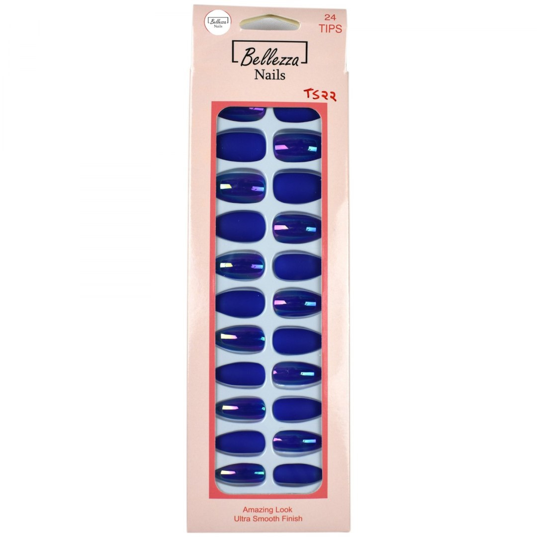 TIPSY PAZNOKCIE SZTUCZNE MATT+UV - 24 szt. - TS22 TIPSY PAZNOKCIE SZTUCZNE MATT+UV - 24 szt. - TS22