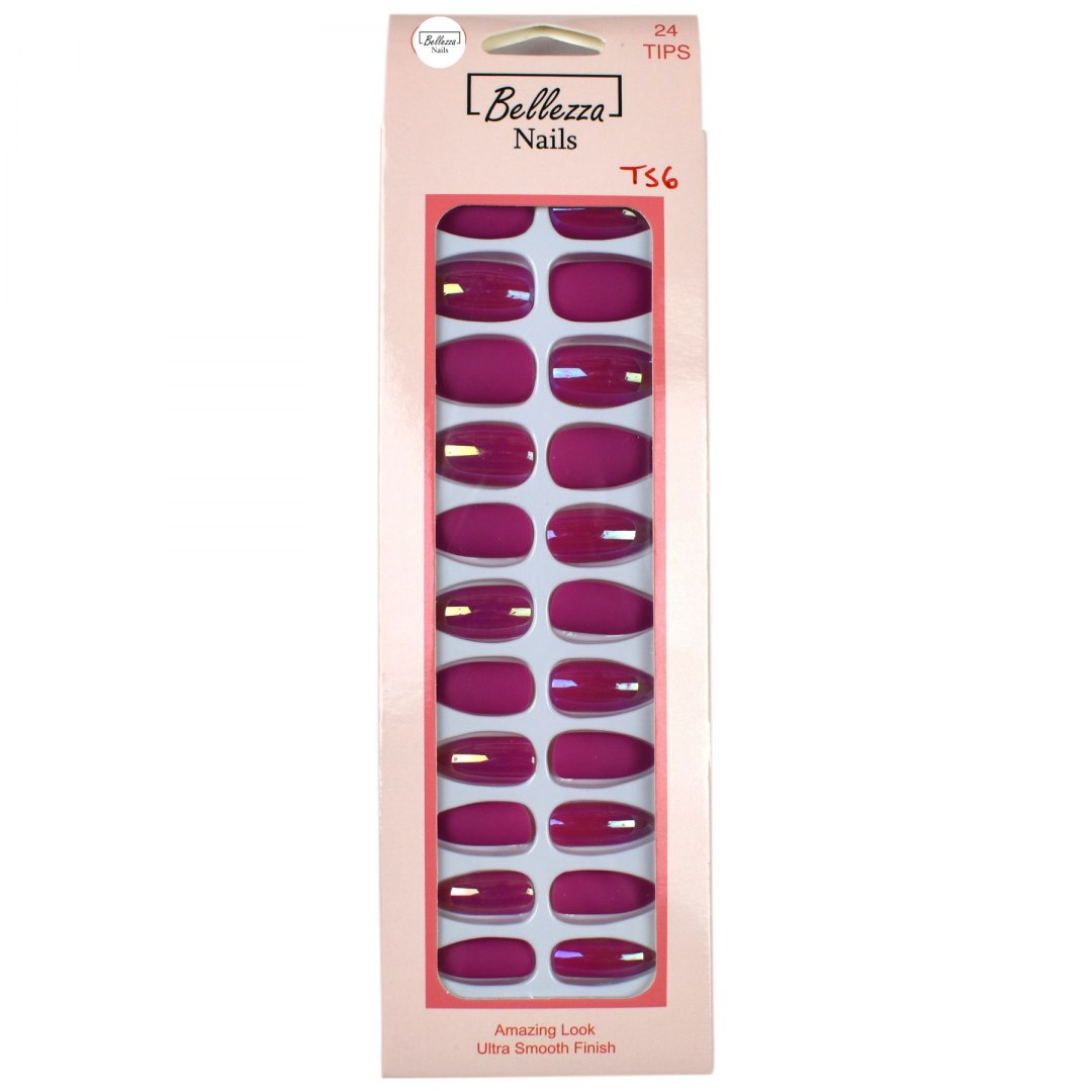 TIPSY PAZNOKCIE SZTUCZNE MATT+UV - 24 szt. - TS6 TIPSY PAZNOKCIE SZTUCZNE MATT+UV - 24 szt. - TS6