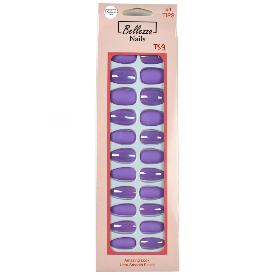 TIPSY PAZNOKCIE SZTUCZNE MATT+UV - 24 szt. - TS9 TIPSY PAZNOKCIE SZTUCZNE MATT+UV - 24 szt. - TS9