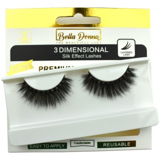 SZTUCZNE JEDWABNE RZĘSY NA PASKU 5D - WS23