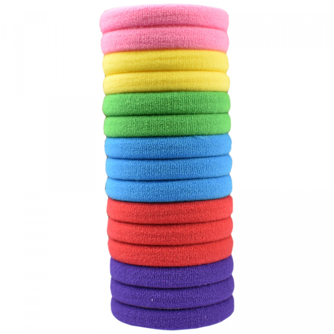 FROTKI GUMKI DO WŁOSÓW - 15 Szt. Multi Kolor FROTKI GUMKI DO WŁOSÓW - 15 Szt. Multi Kolor