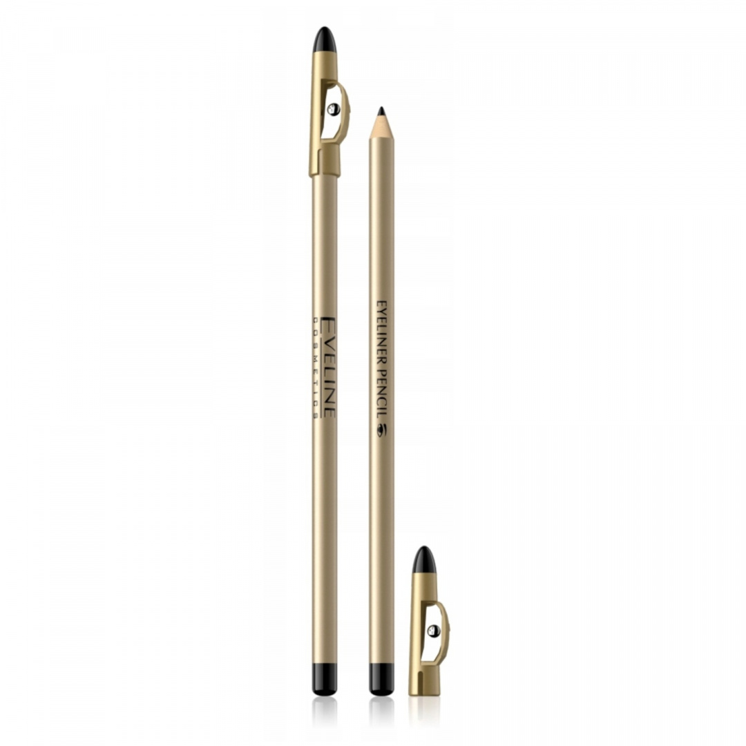 EVELINE Eyeliner Pencil kredka do oczu Czarny EVELINE Eyeliner Pencil kredka do oczu Czarny