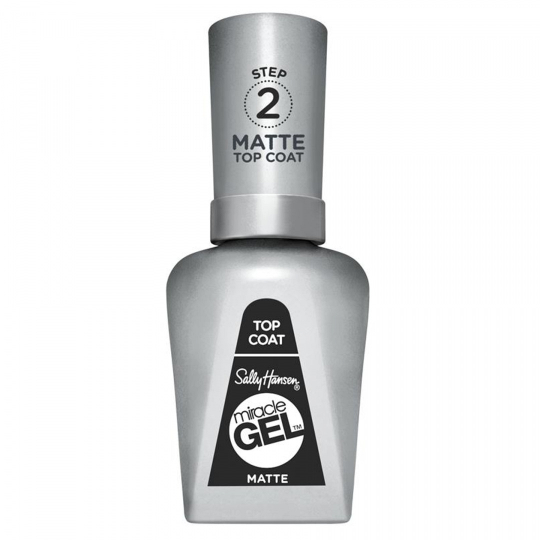SALLY HANSEN Miracle Gel Top Coat Matte Matowy SALLY HANSEN Miracle Gel Top Coat Matte Matowy