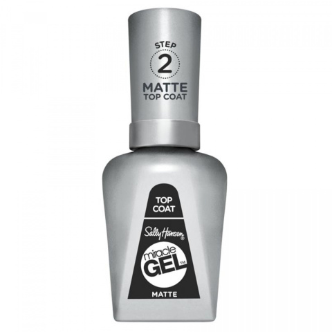 SALLY HANSEN Miracle Gel Top Coat Matte Matowy