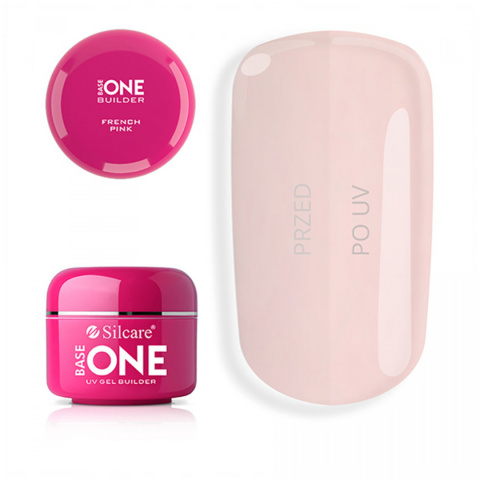 Silcare Base One French Pink UV Żel budujący 50g Silcare Base One French Pink UV Żel budujący 50g
