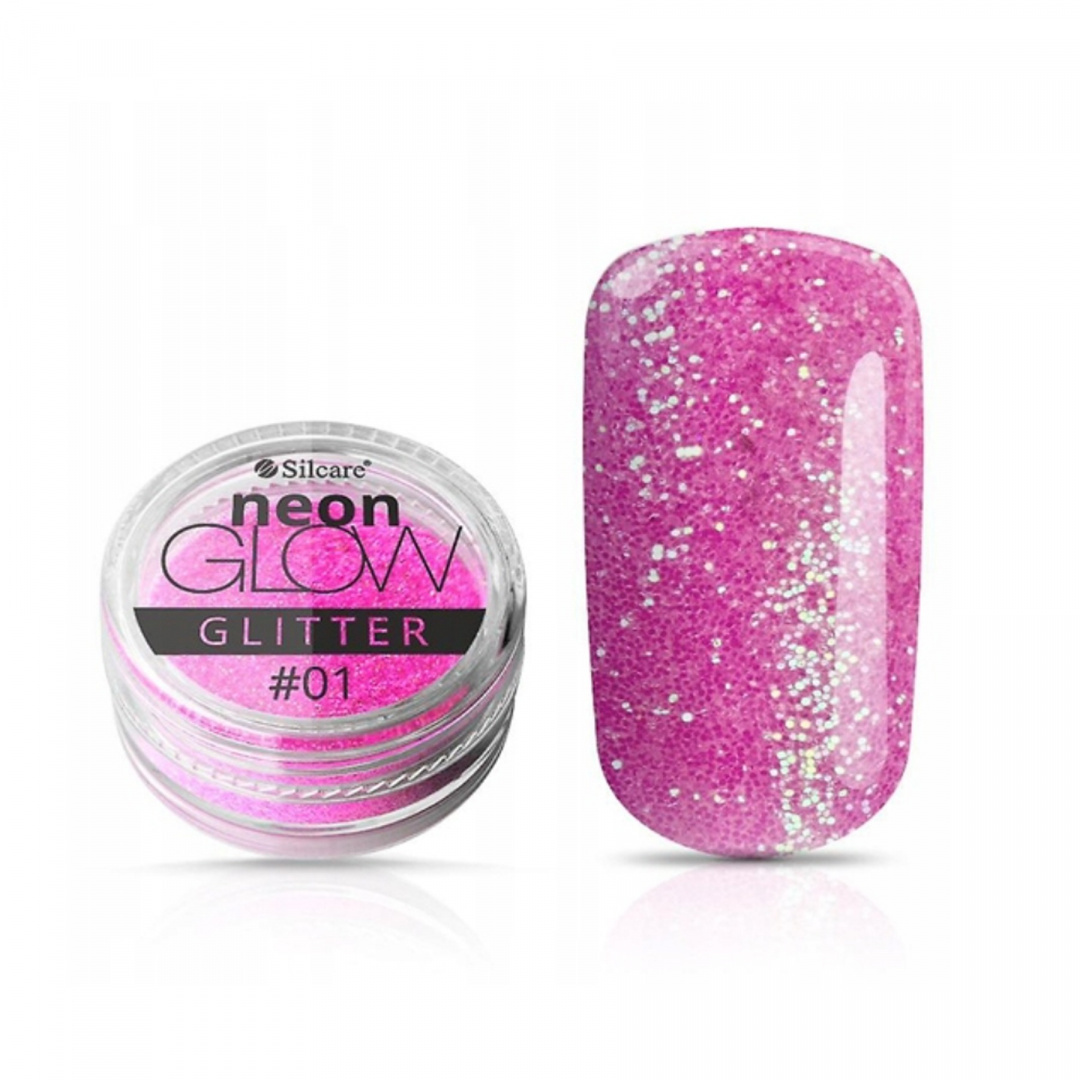 Silcare Brokat Pyłek Neon Glow Efekt 01 Silcare Brokat Pyłek Neon Glow Efekt 01
