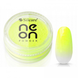 Silcare Efekt Dymu Neon Powder Lime 3g