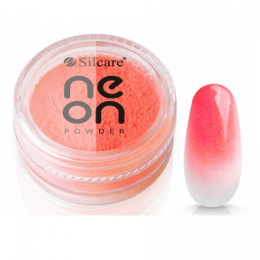 Silcare Efekt Dymu Neon Powder Salmon Pink 3g