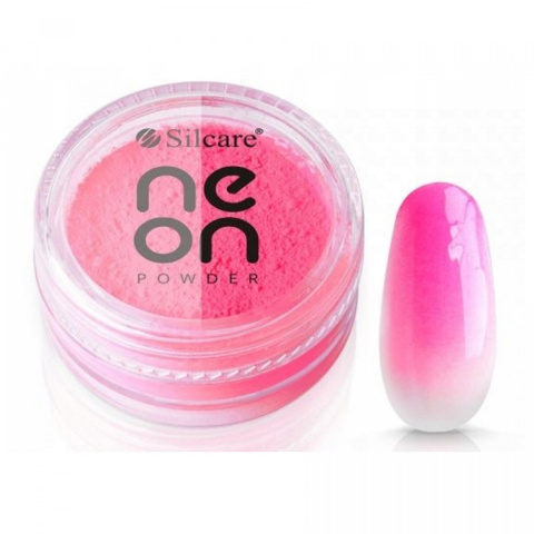Silcare Efekt Dymu Neon Powder Pink 3g