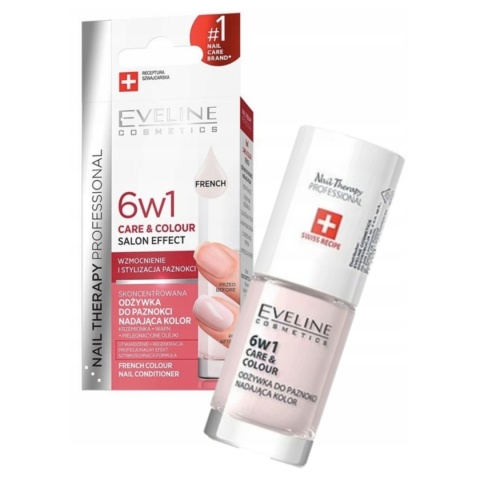 EVELINE Nail Therapy Odżywka do Paznokci Nadająca Kolor French