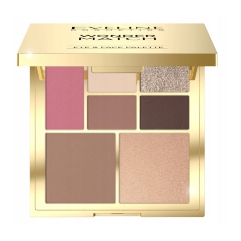 Eveline Cosmetics Wonder Match Paleta do makijażu oczu konturowania twarzy
