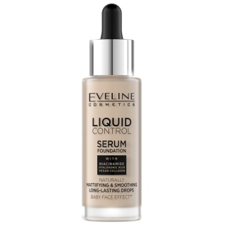 Eveline Cosmetics Liquid Control HD Podkład do Ttwarzy No 035 - Natural Beige