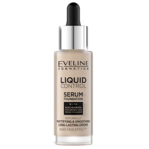 Eveline Cosmetics Liquid Control HD Podkład do Ttwarzy No 035 - Natural Beige