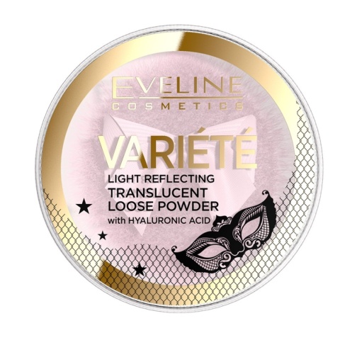 Eveline Cosmetics Variété Puder Sypki Transparentny Odbijający Światło