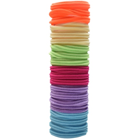 FROTKI GUMKI DO WŁOSÓW - 20 Szt. Letnie Kolory