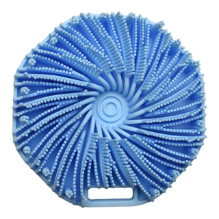 Myjka Silikonowa Miękka Szczotka do Ciała z Antypoślizgową Rączką