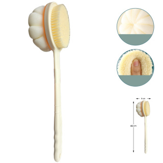 SZCZOTKA i GĄBKA DO KĄPIELI MYCIA PLECÓW - 2W1 40CM