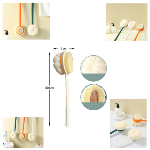 SZCZOTKA i GĄBKA DO KĄPIELI MYCIA PLECÓW - 2W1 40CM SZCZOTKA i GĄBKA DO KĄPIELI MYCIA PLECÓW - 2W1 40CM
