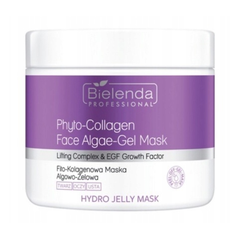 BIELENDA JELLY MASK UJĘDRNIAJĄCA MASKA ALGOWA ŻELOWA KOLAGENOWA DO TWARZY