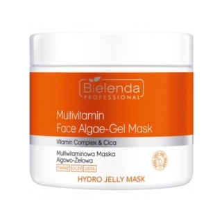 BIELENDA ROZŚWIETLAJĄCA MASKA ALGOWA ŻELOWA MULTIWITAMINOWA DO TWARZY 190G