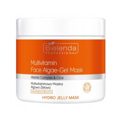 BIELENDA ROZŚWIETLAJĄCA MASKA ALGOWA ŻELOWA MULTIWITAMINOWA DO TWARZY 190G