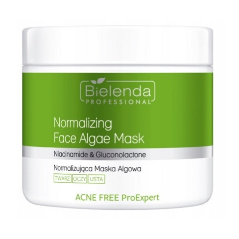 BIELENDA ACNE FREE PRO EXPERT NORMALIZUJĄCA MASKA ALGOWA DO TWARZY 160G