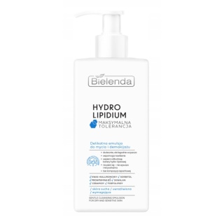 BIELENDA HYDRO LIPIDIUM DELIKATNA EMULSJA DO MYCIA DEMAKIJAŻU TWARZY 300ML