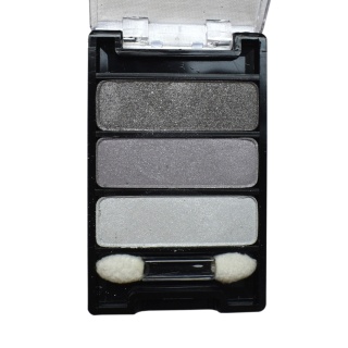 Paleta Cieni do Powiek Makijażu Oczu 3 Kolory - Zestaw Szary