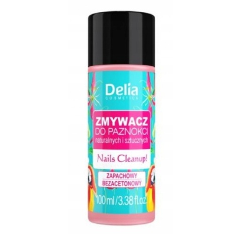DELIA ZMYWACZ DO PAZNOKCI BEZACETONOWY 100ML ZAPACHOWY