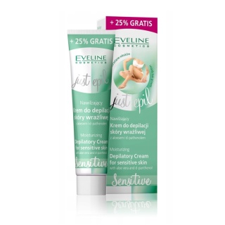 Eveline Just Epil 3w1 Krem do Depilacji Pach Rąk i Okolic Bikini 125ml Sensitive