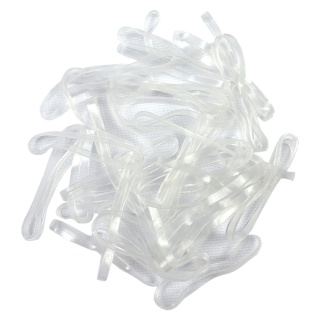 Profesjonalne Silikonowe Gumki do Włosów Transparentne Recepturki - 40 szt