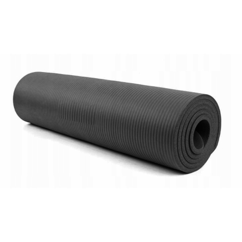 Mata do Ćwiczeń Jogi Fitness Gimnastyczna Gruba NBR 183x61x1cm Treningowa