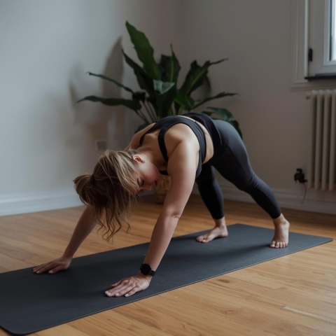 Mata do Ćwiczeń Jogi Fitness Gimnastyczna Gruba NBR 183x61x1cm Treningowa