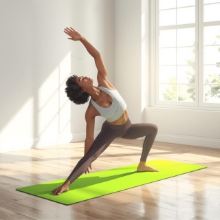 Mata do Ćwiczeń Jogi Fitness Gimnastyczna Gruba NBR 183x61x1cm Treningowa