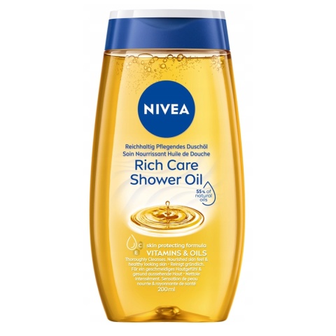NIVEA Natural Oil Olejek pod prysznic 200ml