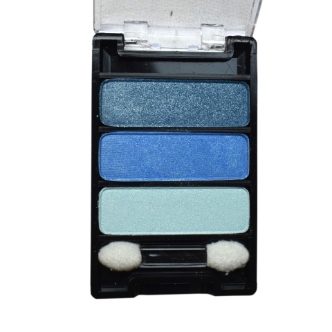 Paleta Cieni do Powiek Makijażu Oczu 3 Kolory - Zestaw Niebieski