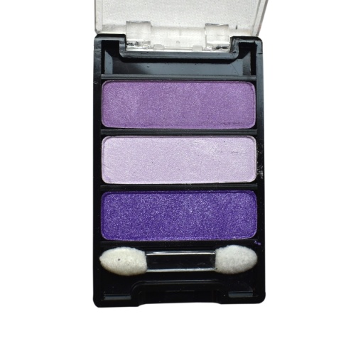 Paleta Cieni do Powiek Makijażu Oczu 3 Kolory - Zestaw Fiolet
