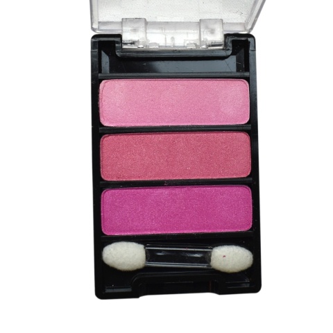 Paleta Cieni do Powiek Makijażu Oczu 3 Kolory - Zestaw Różowy