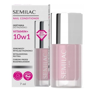 SEMILAC ODŻYWKA VITAMIN+ 10w1 DO PAZNOKCI KRUCHYCH ŁAMLIWYCH ROZDWAJĄCYCH