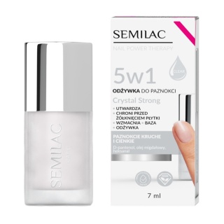 SEMILAC ODŻYWKA DO PAZNOKCI KRUCHYCH I CIENKICH 5W1 CRYSTAL STRONG 7ml