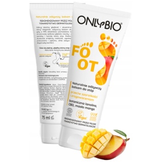 ONLYBIO FOOT BALSAM DO STÓP ODŻYWCZY MANGO 75ml