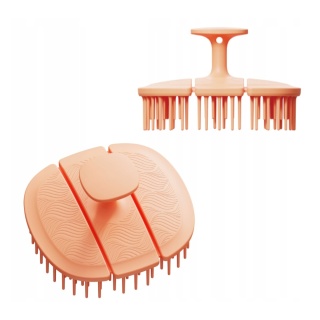 Szczotka Masażer Do Mycia Włosów Głowy Masek Wcierek Antybakteryjna Peeling