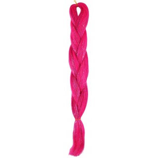 Włosy Syntetyczne Kolorowe Warkoczyki Brokatowe - ZBF22JR