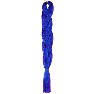 Włosy Syntetyczne Kolorowe Warkoczyki Brokatowe - ZBF30N