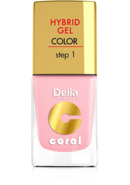 DELIA Lakier HYBRID GEL 04 Pastelowy Róź - 11ml