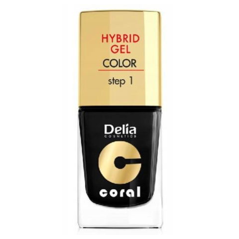 DELIA Lakier HYBRID GEL 26 Czarny - 11ml