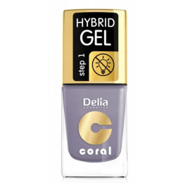 DELIA Lakier HYBRID GEL 46 Grey Lila - 11ml