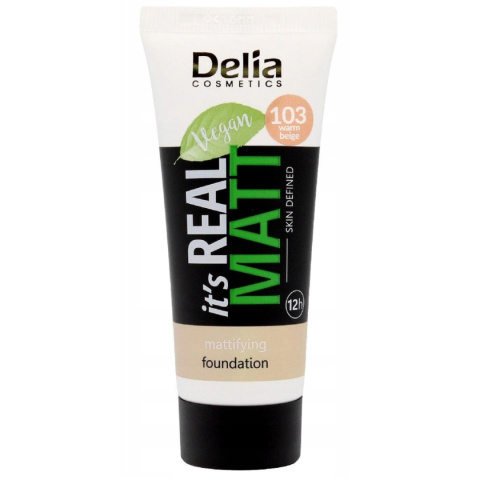 Delia Real Matt 103 Podkład Matujący 30ml