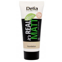 Delia Real Matt 104 Podkład Matujący 30ml